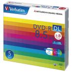 2〜8倍速対応 データ用DVD-R DLメディア （8.5GB・5枚） DHR85HP5V1
