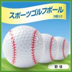 スポーツ ゴルフボール 野球（3個入り）(golf balls)(ゴルフコンペ 景品 賞品 コンペ賞品)(ゴルフ用品 ギフト プレゼント)