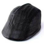 ステットソン 帽子/アメリカブランド ハンチング/ラムスキン 羊革/カモノハシ型 メンズハンチング/ブラック