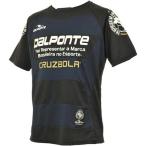 ダウポンチ（Dalponte） ボーダープラクティスシャツ DPZ53 Jr BLK サッカー フットサル ウェア ジュニア 半袖
