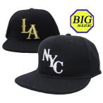 ベースボールキャップ 帽子 メンズ 大きいサイズ 65cm ストリートロゴ立体刺繍BBキャップ