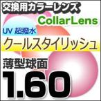 レンズ交換カラー 1.60カラーUVハードマルチコート/クールスタイリッシュ 薄型球面メガネ度付きレンズ