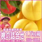 黄金桃と特秀品桃の詰合せ　『1.7kg箱(5〜7玉入)』【ネット限定】