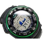 CASIO PROTREK カシオ プロトレック トリプルセンサー搭載 ソーラー デジタル腕時計 ブラック×グリーン PRG-250-1BDR