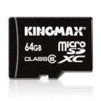 KINGMAX microSDXCカード class6 64GB SDXC変換アダプタ付 永久保証 KM-MCSDXC6X64G