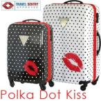 GUESS(ゲス) Polka Dot Kiss(ポルカドットキス) 72cm GPZ1-72 TSAロック搭載 4輪スーツケース ジッパー(sa1a037)[C]