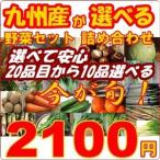 詰め合わせ選べる九州野菜セット/20品目から10個選べる/えのき佐賀みかんジャガ芋