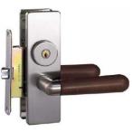エーダイ 室内ドア 「開きドアタイプ」 パーツ レバーハンドル（ケース錠）オプション　木製レバーハンドル シリンダー錠 TDB-CC21SN1W
