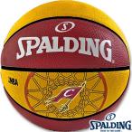 外用スポルディングバスケットボール7号 NBAキャバリアーズ ラバー SPALDING83-218Z