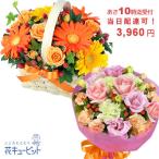 【お誕生日　クイック 当日配達】クイックフラワーギフトyaqu-q03999ギフト・花キューピット