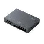 メモリリーダライタ/SD+MS+CF+XD対応/ブラック MR-A005BK エレコム LE41038180 同梱/代引不可/お取寄品