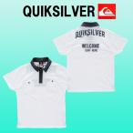 QUIKSILVER  クイックシルバー 半袖ポロシャツメンズ ホワイト人気ブランド