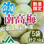 冷凍南高梅(梅酒・梅ジュース用)冷凍梅　500ｇ　5袋