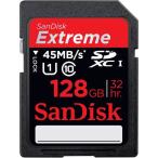 SDカード SDXCカード 128GB SanDisk サンディスク Extreme HD Video 超高速45MB/秒 新登場 世界/国内シェアNo.1　メール便可