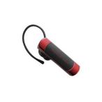 スマートフォン対応［Bluetooth4.0］ 片耳ヘッドセット USB充電ケーブル付 （レッド） LBT-HS20MMPRD