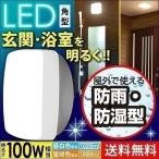 LEDポーチライト 屋外 防水 浴室灯 防湿 バスルームライト 角型 CL10N-SQPLS-BS・CL10L-SQPLS-BS アイリスオーヤマ