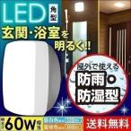 LEDポーチライト 屋外 防水 浴室灯 防湿 バスルームライト 角型 CL5N-SQPLS-BS・CL5L-SQPLS-BS アイリスオーヤマ