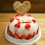 お誕生日アイスケーキ　苺のミルフィーユ