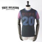TRUE RELIGION MEN'S S/S T-SHIRTS トゥルーレリジョン メンズ ショートスリーブ クルーネック Tシャツ TRSPM1622A (チャコール)(送料込)