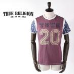 TRUE RELIGION MEN'S S/S T-SHIRTS トゥルーレリジョン メンズ ショートスリーブ クルーネック Tシャツ TRSPM1622A (ワイン)(送料込)
