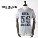 TRUE RELIGION MEN'S S/S T-SHIRTS トゥルーレリジョン メンズ ショートスリーブ クルーネック Tシャツ MJS8S62CD4 (グレー)(送料込)