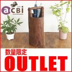アウトレット アジアン家具 傘立て おしゃれ チーク 無垢 木製 アクビィ ACZG001-B