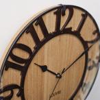 電波時計 木製 壁掛け時計 おしゃれ 掛時計 BARDIA/Musee-wood-