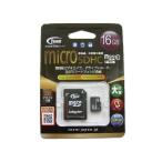 MicroSDHCカード 16GB Class10 TEAM製 SDHCアダプター付