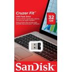 メール便可 Sandisk USB フラッシュメモリ 超小型 Cruzer Fit CZ33 32GB サンディスク 32G SDCZ33-032G 海外パッケージ品