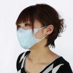 花粉対策　ミドリ安全　立体マスク　ブルー (50枚入)