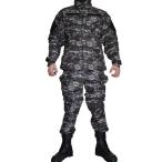 灰色 新型デジタル迷彩柄 米海軍 ピクセルグレー マーパットグレー 迷彩服 戦闘服 上下セット