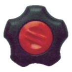 三星 フィットノブ M12 本体/黒 キャップ/赤 (5個入り) FITKM12R5P