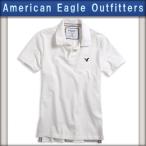 アメリカンイーグル AMERICAN EAGLE 正規品 メンズ ポロシャツPolo 1172-6270 ホワイト