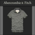 アバクロ Abercrombie&Fitch 正規品 メンズ 半袖ポロシャツ POLO SHIRT グレー GREY