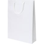 手提げ紙袋（PPフィルム貼り） HEIKO 白 L ブライトバッグ G2
