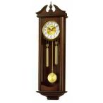 木枠の柱時計 リズム RHYTHM キャロラインＲ 壁掛け時計 4MJ742RH06 文字入れ対応、有料 取り寄せ品