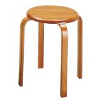 スツール/簡易椅子 落ち着いた木目の簡易スツール(ブラウン) W330×D330×H440mm