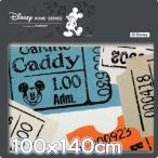 ラグ ディズニー ミッキーマウス 100x140cm disney チケットラグ