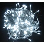 LED イルミネーション 白色　ストレート　安心安全の24ボルト低電圧　クリスマスライト　100球　クリスマス　装飾　　LEDライト