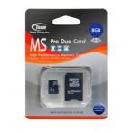 Team Microsd Ms Pro Duo変換アダプタ付 class6 8GB TG008G3MSAXT