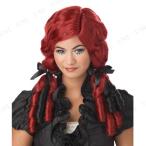 Red & Black Doll Curls Wig レッド＆ブラック人形カールウィッグ♪ハロウィン♪クリスマス♪