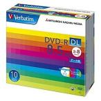 三菱化学メディア DHR85HP10V1 DVD-R DL 8.5GB PCデータ用 8倍速対応 10枚スリムケース入り ワイド印刷可能