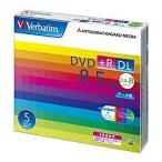 三菱化学メディア DTR85HP5V1 DVD+R DL 8.5GB PCデータ用 8倍速対応 5枚スリムケース入り ワイド印刷可能