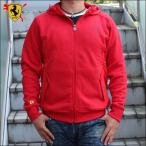 PUMA&Ferrari　プーマ&フェラーリ　【メンズ】フーディッドスウェットジャケット　ジップフーディー　FERRARI HOODED SWEAT JACKET　ROSSO CORSA　460957-02