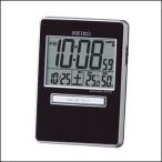 セイコー SEIKO クロック SQ699K 電波時計 トラベラ 温度計 湿度計 携帯 目覚まし時計
