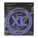 ECG24 XL Chromes Flat Wound Set Chromes Jazz Light 11-50