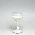 砂時計 アワーグラス 置時計 廣田硝子 砂時計（4分計・砂カラー：白） ガラス製