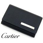 Cartier　カルティエ　サントス　6連キーケース　ブラック　L3000775