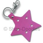 Shoe-Doodles Purple Star Keychain　シュードゥードゥルズ スター キーチェーン (パープル)