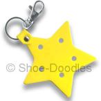 Shoe-Doodles Yellow  Star Keychain　シュードゥードゥルズ スター キーチェーン (イエロー)